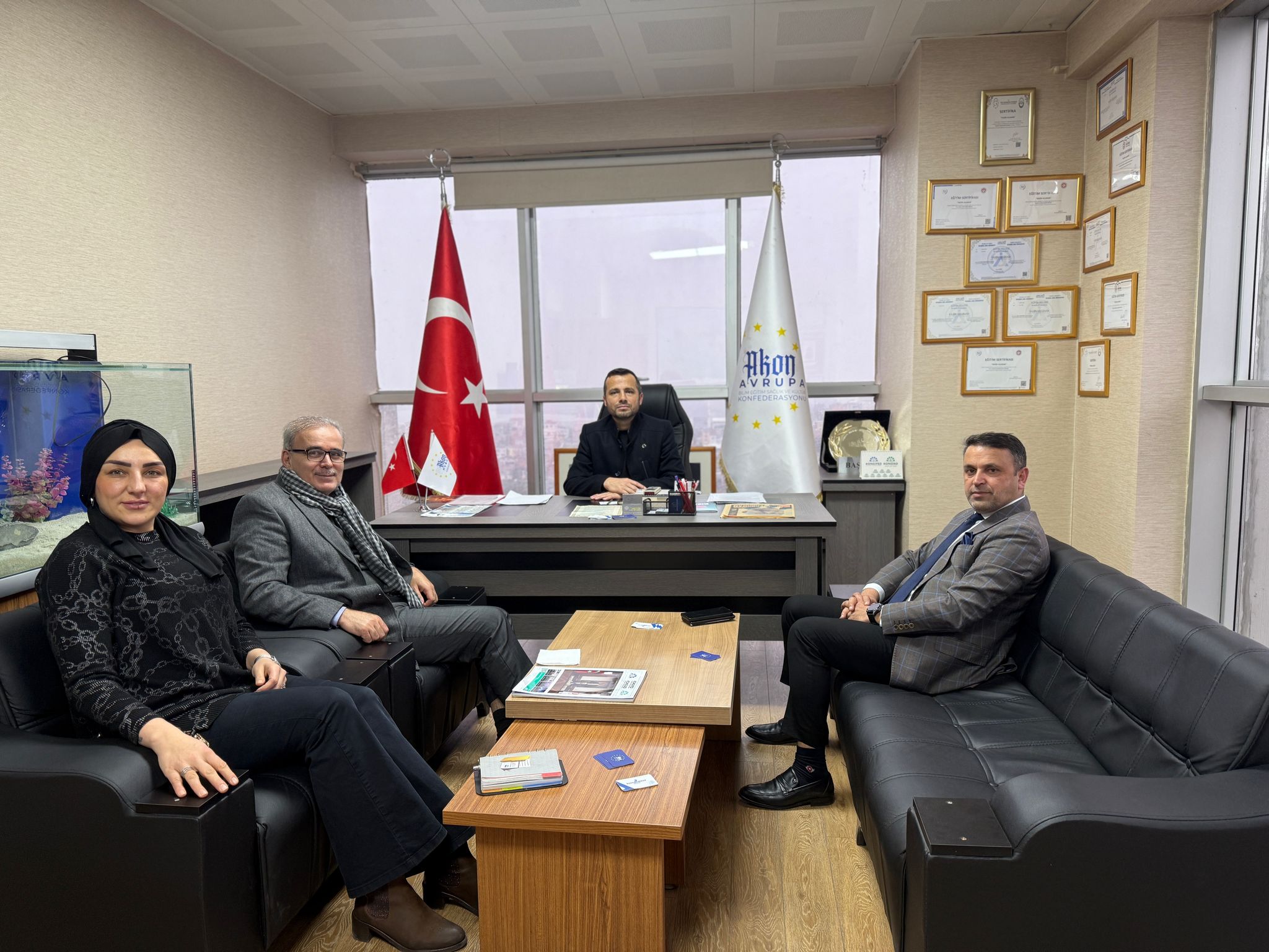 Prof. Dr. Yüksel Demirkaya’dan AKON Genel Merkezine Anlamlı Ziyaret